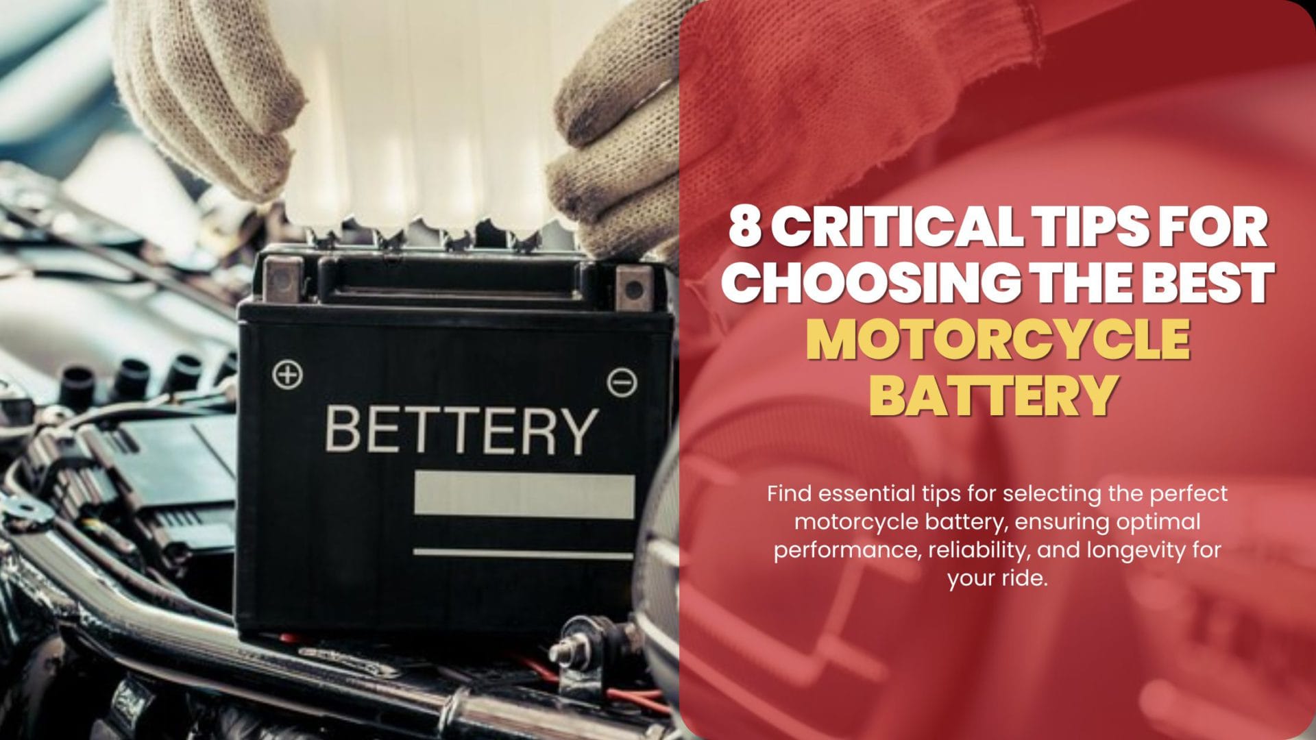 Tips for Choosing the Best Motorcycle Battery