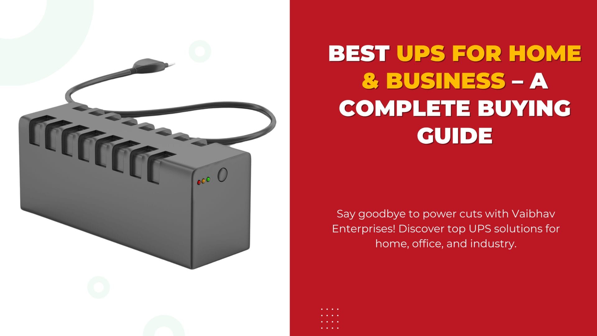 Best UPS for Home & Business – A Complete Buying Guide