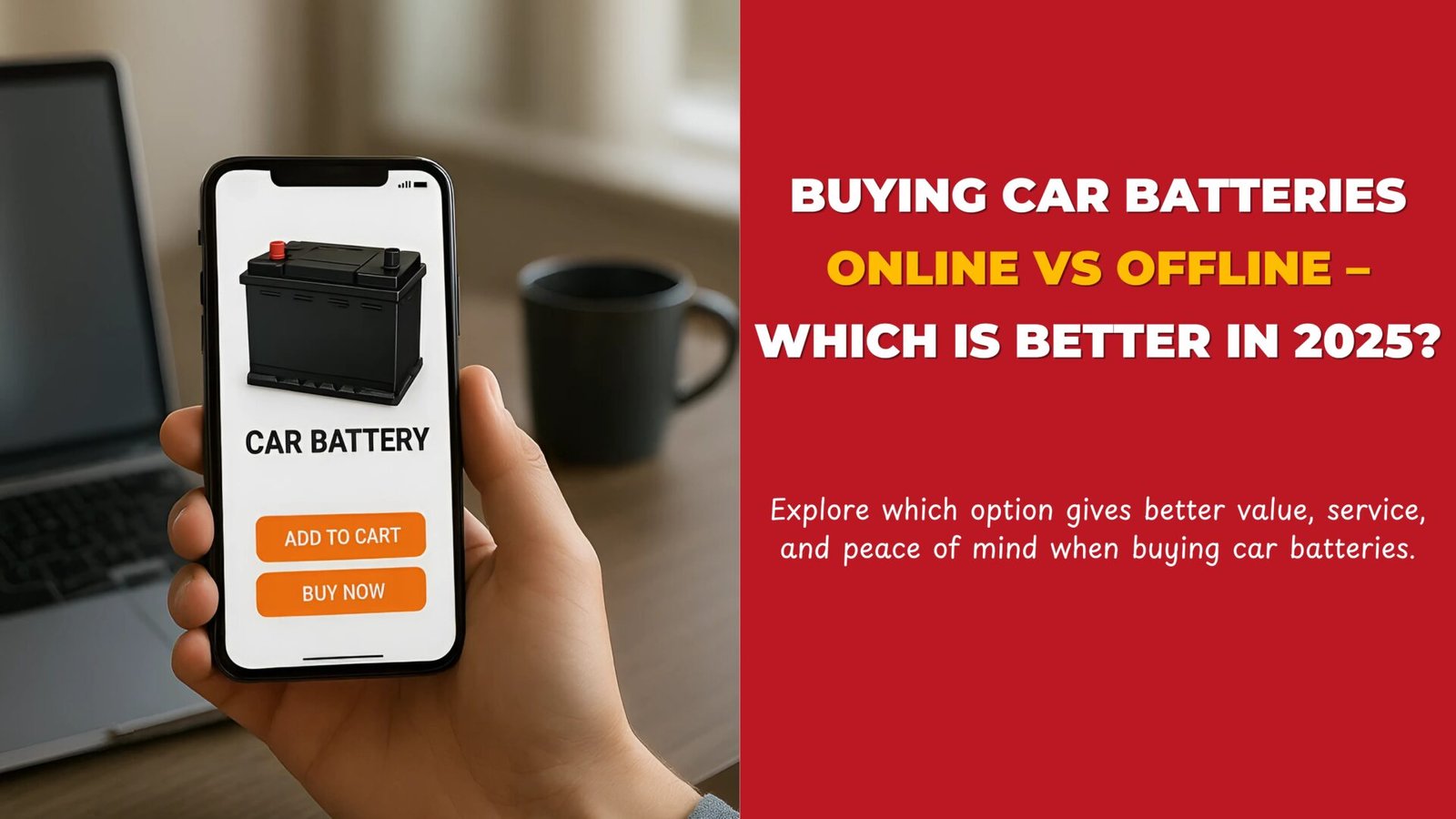 Car Batteries || Buying Car Batteries Online || Car battery in Udaipur || Online vs offline car battery buying || Car battery installation Udaipur