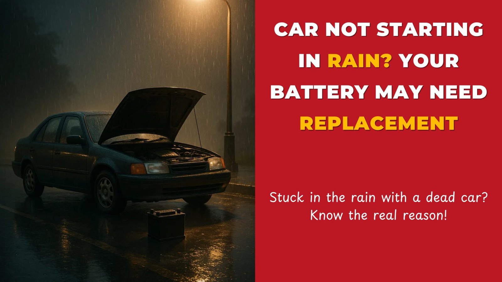 Car Not Starting in Rain ||