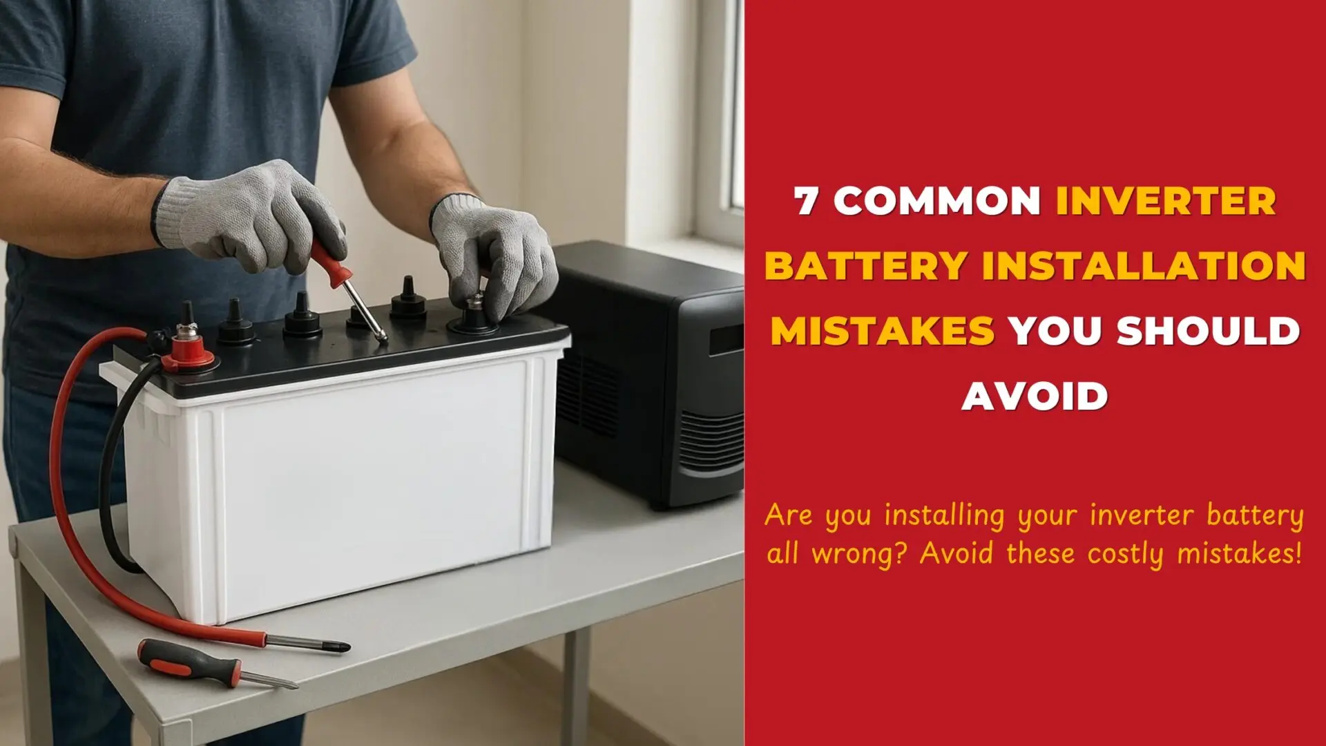 inverter battery installation || Inverter Battery Installation Mistakes || Common inverter battery mistakes || inverter installation