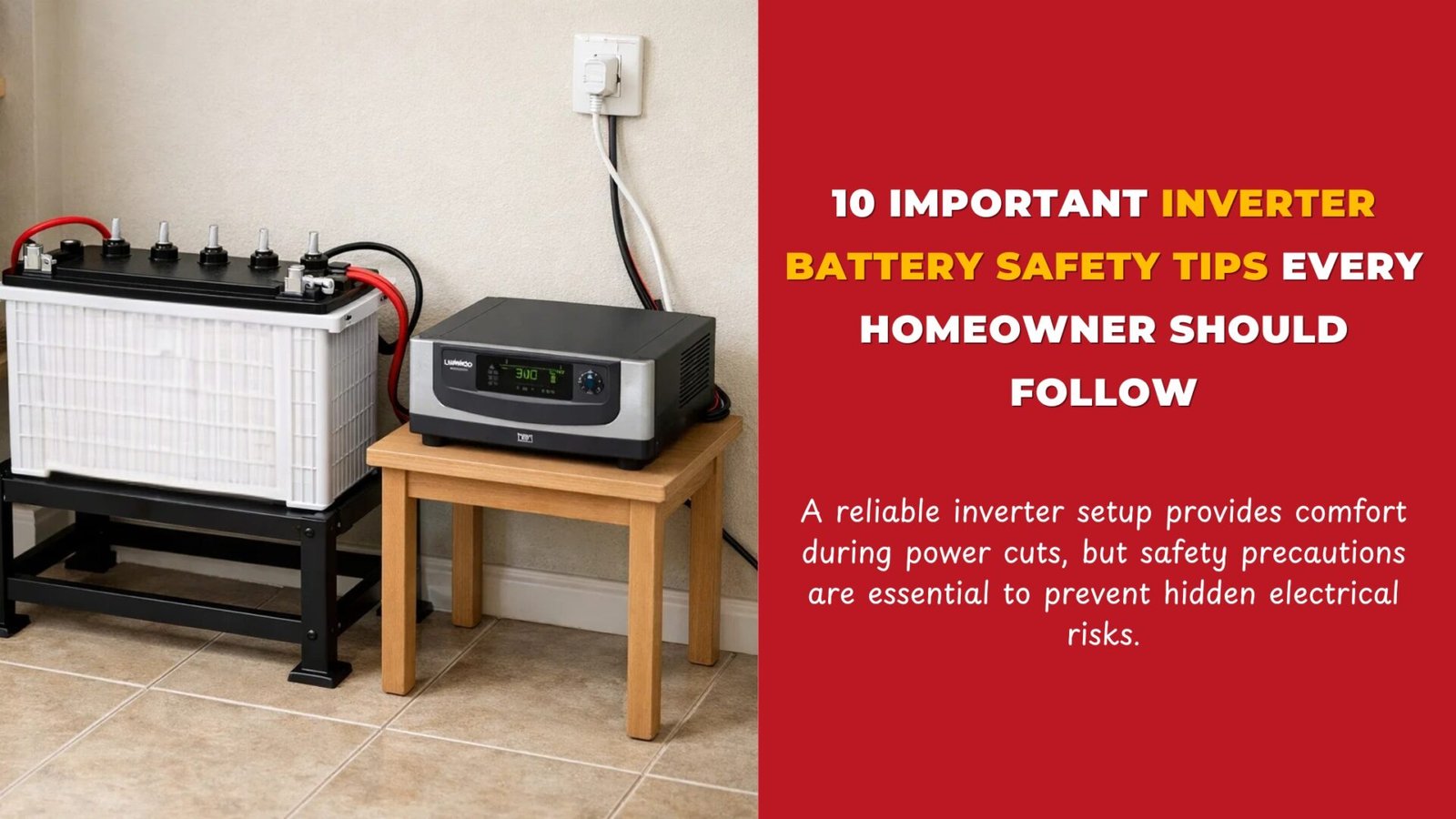 Inverter Battery Safety Tips || inverter battery safety at home || inverter battery ventilation safety || inverter battery overheating prevention