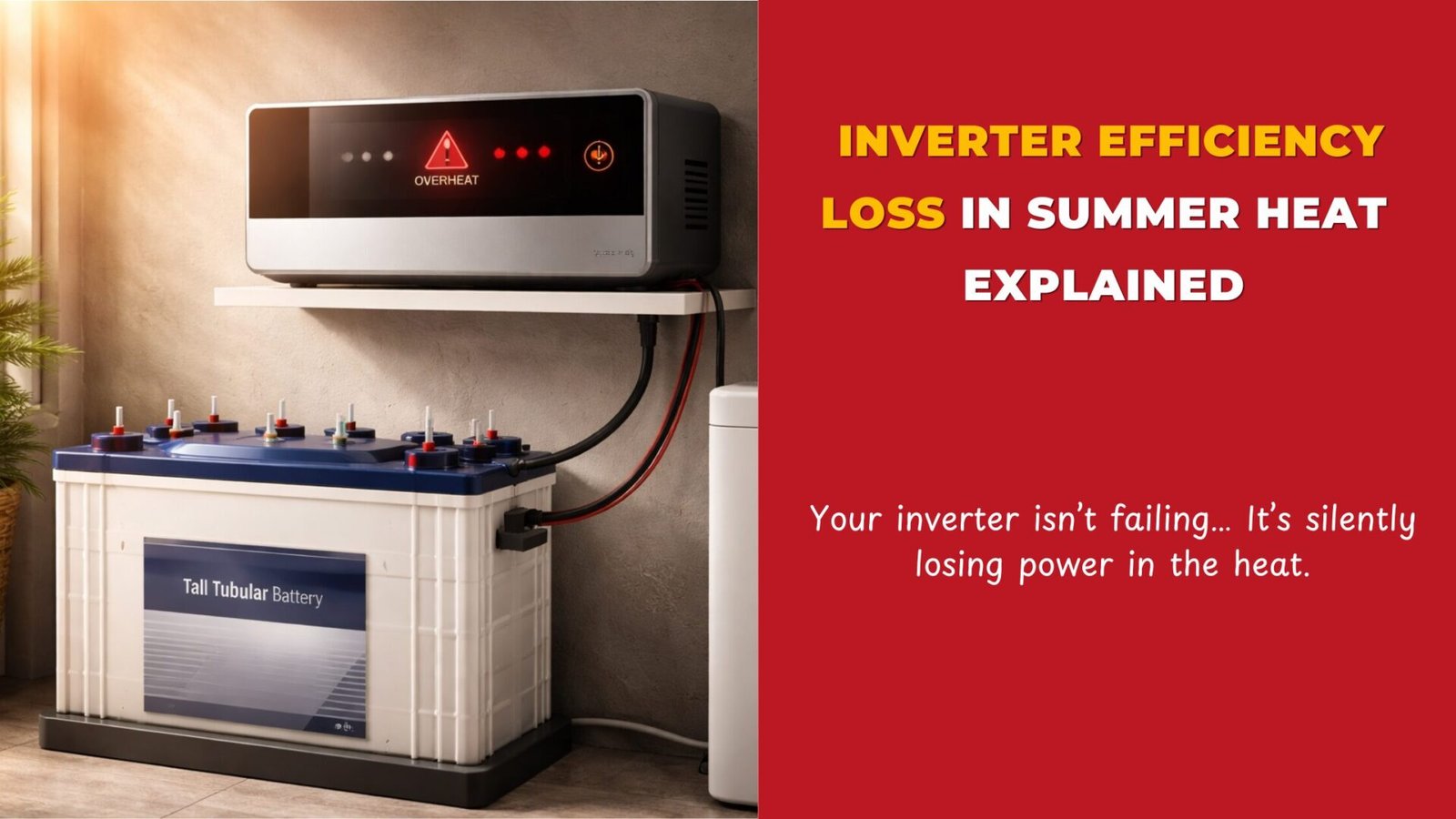 Inverter Efficiency Loss in Summer Heat